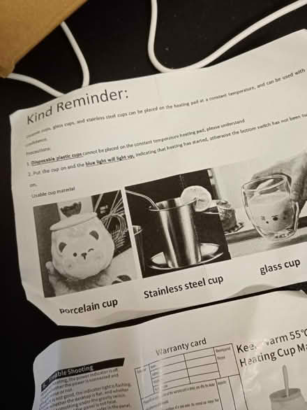 Photo of free Usb Cup warmer (Stacksteads OL13) #2