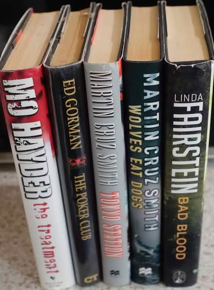 Photo of free Five hardback thrillers/Crime fiction - Mo Hayder etc (Kingsway) #1