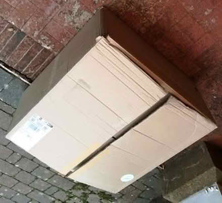 Photo of free Large packing box full of foam peanuts and bubble wrap (Hove Park area BN3) #1