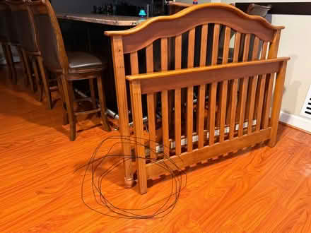 Photo of free Wood bed frame (Brookeville) #1