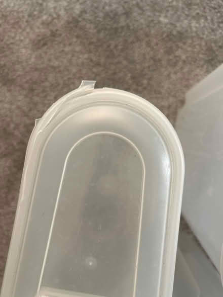 Photo of free 5 plastic food storage boxes (Hitchin) #2