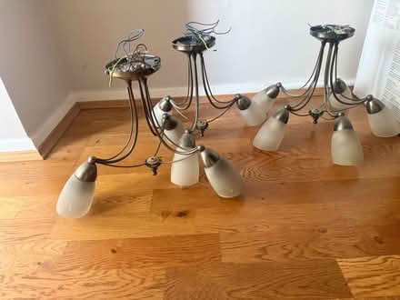 Photo of free Ceiling lights x3 (Ottershaw. Chertsey) #1