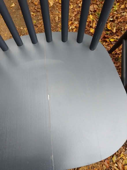 Photo of free Four painted beech kitchen chairs (Bettws-y-crwyn LD7) #2