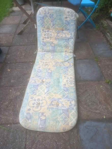 Photo of free Sun lounger cushion (Mylor Bridge TR11) #1