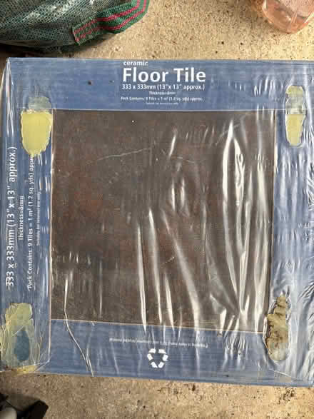 Photo of free Ceramic brown floor tiles unused & in packaging - Two packs (Cam GL11) #1