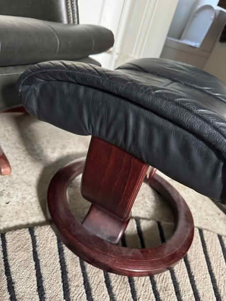 Photo of free Armchair and footstool (Harborne B17) #4