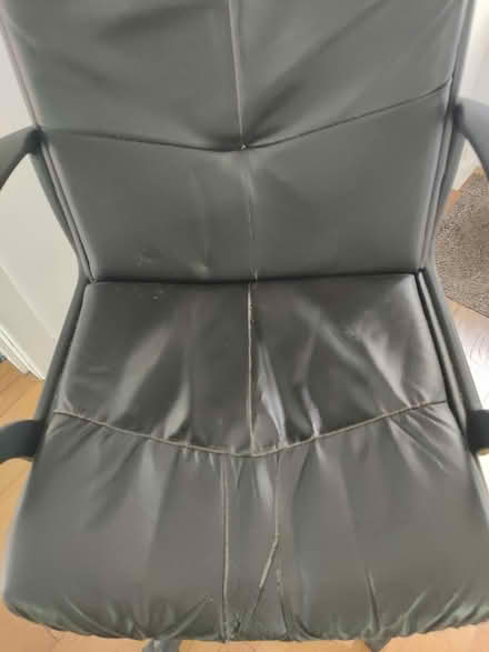 Photo of free Office chair, faux leather (Wimborne) #2