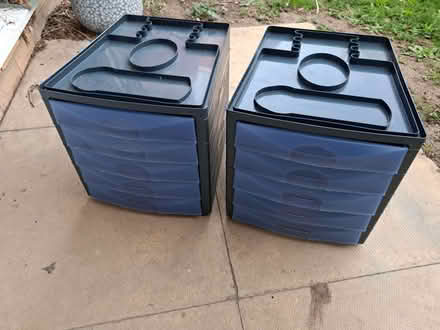 Photo of free Plastic stationary drawers (Battle RG30) #1