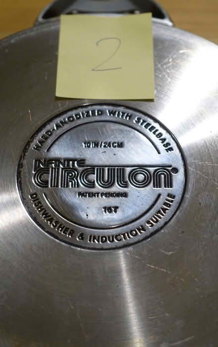 Photo of free Two 10in/24cm Circulon induction frying pans (Kingsway) #3
