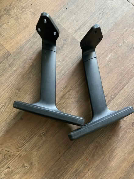 Photo of free pair of office black chair armrests (Hackney E8) #2