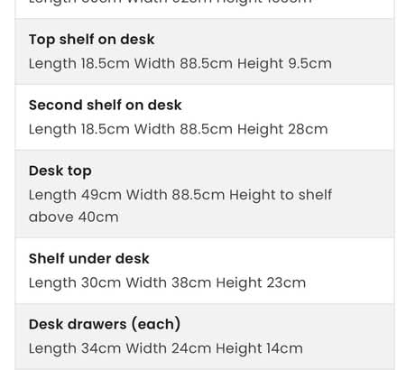 Photo of free Desk (M14) #2