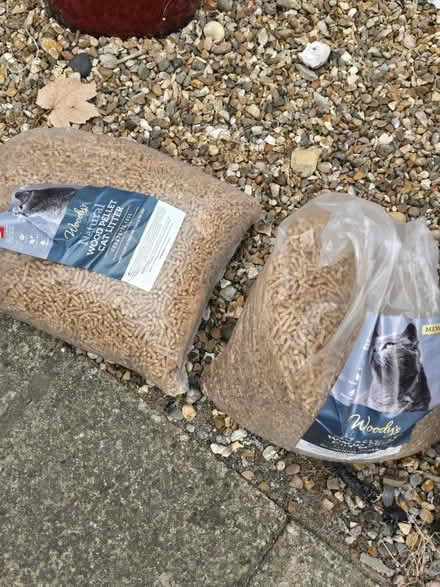 Photo of free 2 bags wood pellet cat litter (Whitstable) #1