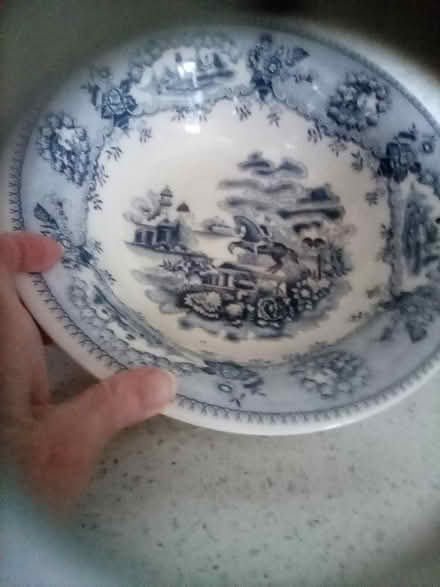 Photo of free Blue and white dish (Hedge End SO30) #1