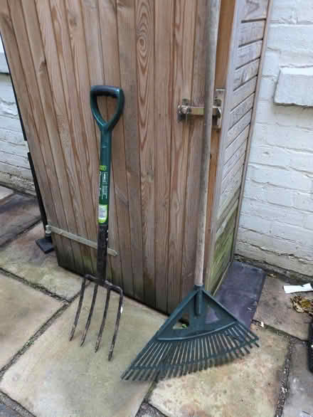 Photo of free Garden fork and rake (Gosforth NE3) #1