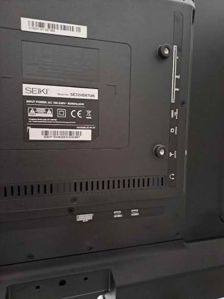 Photo of free SEIKI 32" TV in working order (Harefield SO19) #2