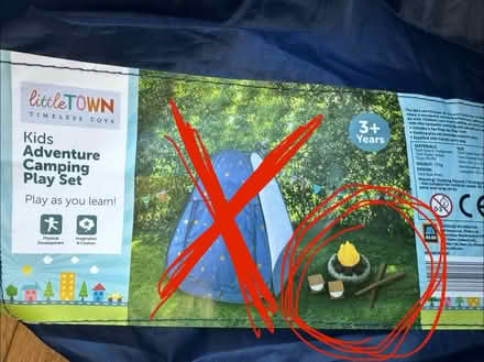 Photo of free Toy: plastic campfire and accessories (Hampden Park BN22) #3