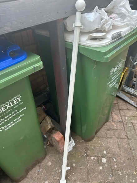 Photo of free Ikea white curtain rail extendable (Erith DA8) #1