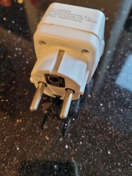 Photo of free Two-pin plug (Wimborne,Colehill) #2