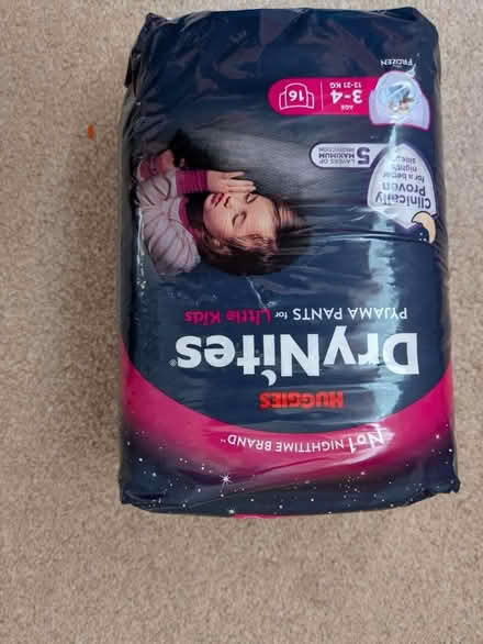 Photo of free Age 3-4 Nighttime Nappies (ME10) #1