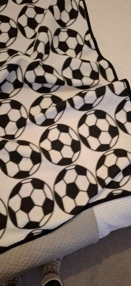 Photo of free Kids football fleece throw (Boughton Monchelsea ME17) #2