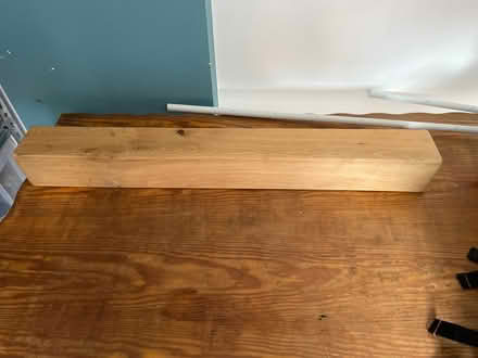 Photo of free Solid oak mantle beam (Walton Cardiff) #1