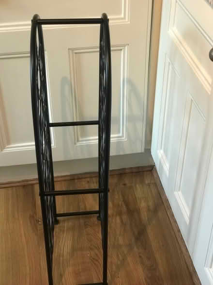 Photo of free Black metal wine rack (Keighley BD20) #2