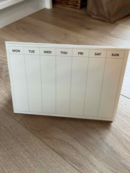 Photo of free Desk weekly planner (BA2) #2