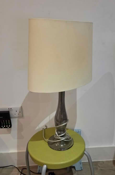 Photo of free Two glass table lamps (W3) #2