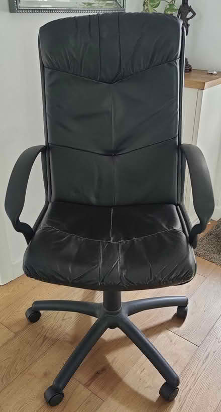 Photo of free Office chair, faux leather (Wimborne) #1