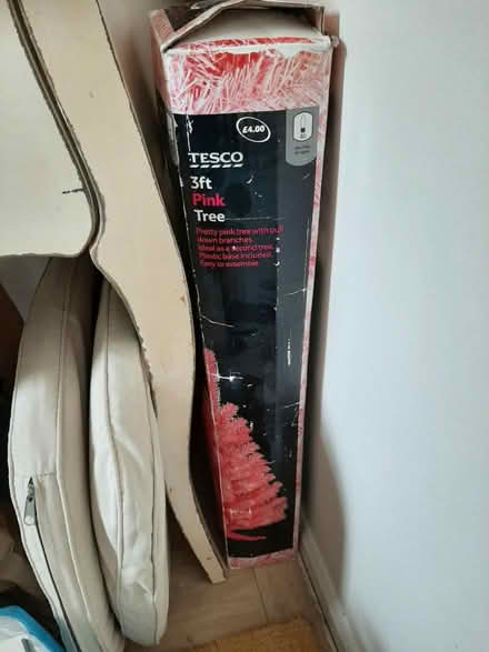 Photo of free Pink 3ft Christmas tree (Carlton) #1