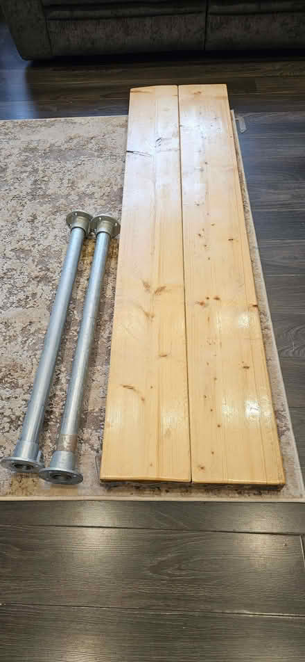 Photo of free Rustic Breakfast Bar / reclaimed scaffolding (Thornton FY5) #1