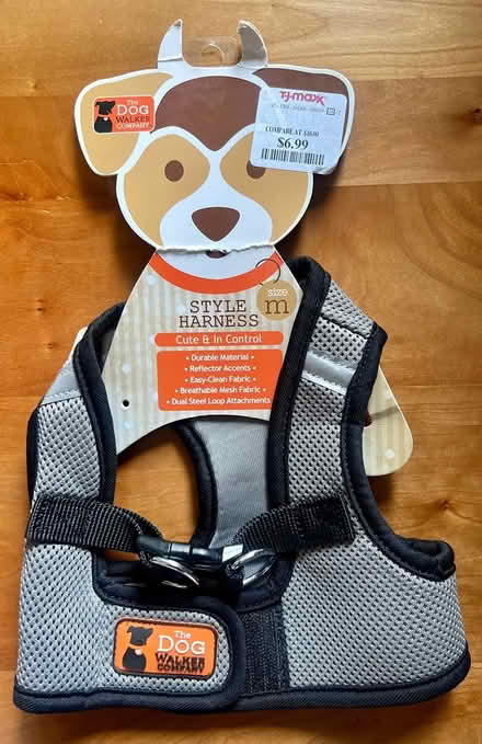 Photo of free Dog Harness, sz M (Wedgwood) #1