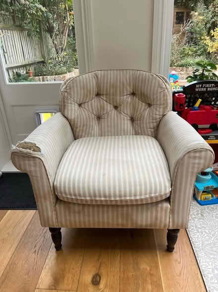 Photo of free Armchair for reupholstery (NW10) #1