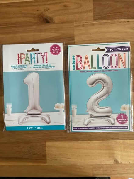 Photo of free Large Birthday balloons 1, 2 or 12 (Muswell Hill N10) #1