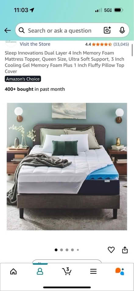 Photo of free Queen mattress topper and pad (Upperco, MD) #1