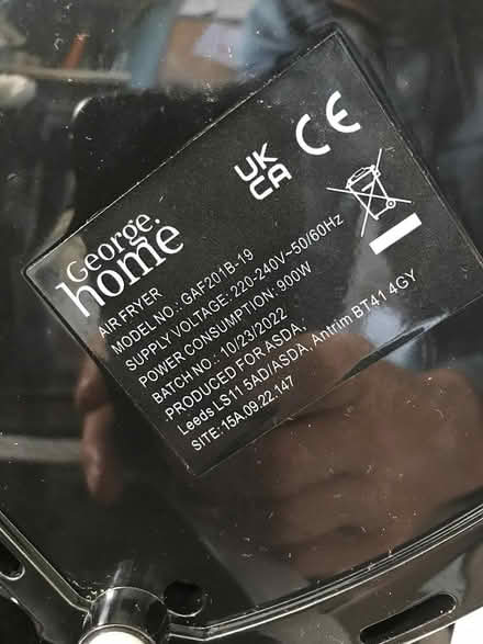 Photo of free Air Fryer (Morningside EH10) #3