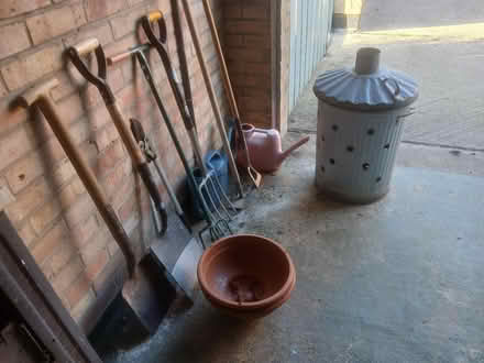 Photo of free Garden tools & incinerator bin (Mile House TS19) #3