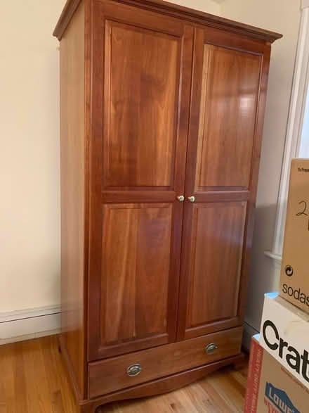 Photo of free Wood armoire (Lexington) #1
