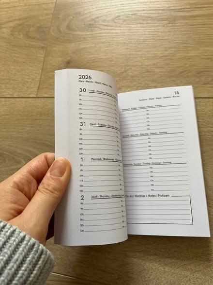 Photo of free Small calendar Jul 2025-Dec 2026 (BA2) #3