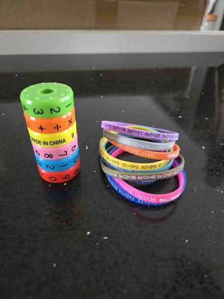 Photo of free Times Table wrist bands (Moreton CH46) #1