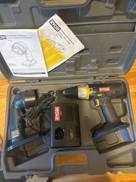 Photo of free Drill, light, chg.- cordless ryobi (Los Gatos 95032) #2