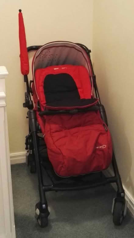 Photo of free Pram, matching cosy toes, raincover, parasol, suitable from (Chorley PR6) #3