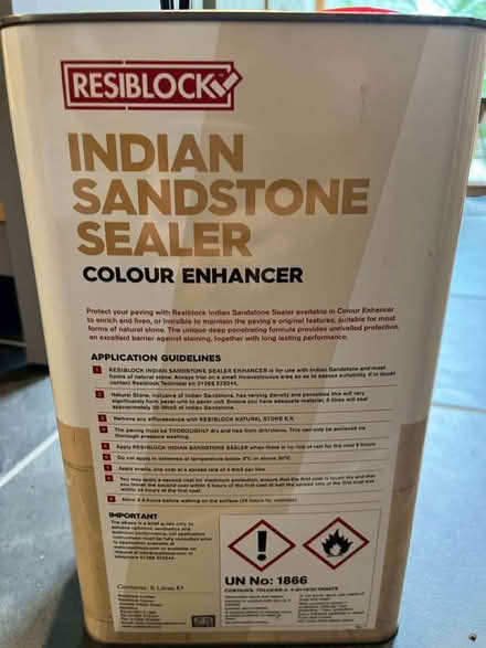 Photo of free Indian sandstone sealer (Fairfield LA1) #1