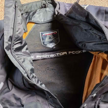 Photo of free XL bikers Jacket, inner linner and trousers (Clive Vale TN35) #3