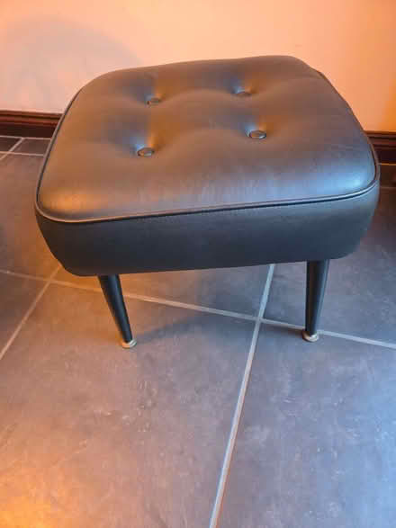 Photo of free Black pouffe (Bluebell Hill ME5) #1
