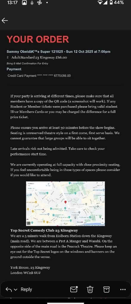 Photo of free Comedy tickets (Hackney E5) #1