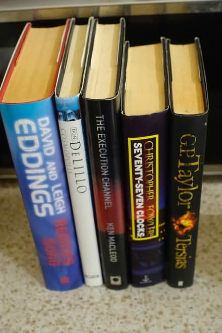 Photo of free Five hardback books - Science Fiction and Literary Fiction (Kingsway) #1