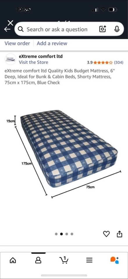 Photo of free Cabin bed mattress (Bridgnorth high town) #1