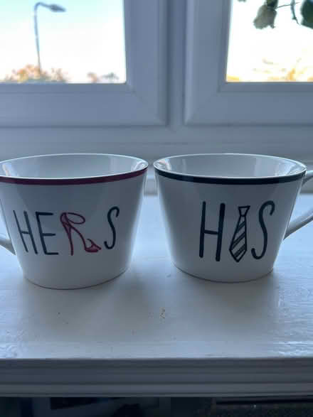Photo of free His & Hers Mugs (Colinton Mains EH13) #1