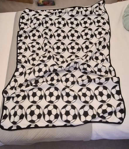 Photo of free Kids football fleece throw (Boughton Monchelsea ME17) #1